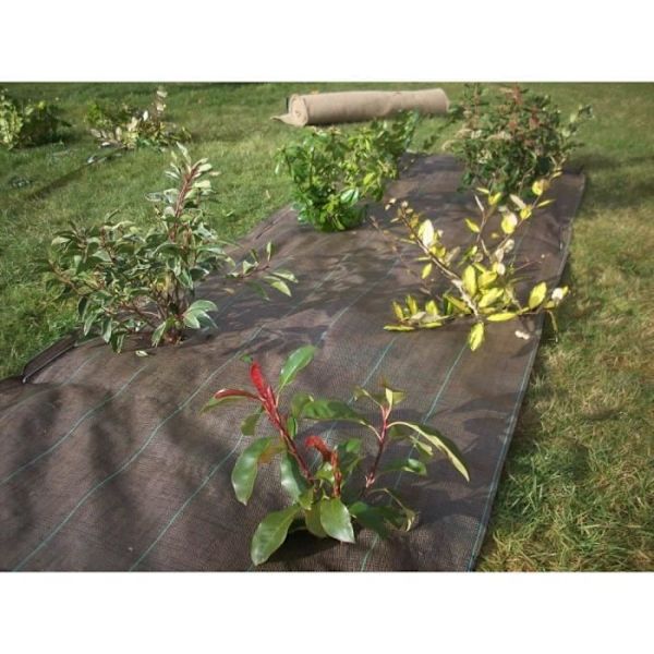 VILMORIN Vävt halmskydd pp - 20 m - Standard - Grön - 1,05 m x 20 m Grön