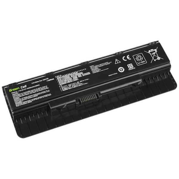 Gröncellsbatteri ASUS A32N1405 för ASUS N551 N551J N551JB N551JK N551JM N551JQ N551JW N551JX N551Z N751 N751J N751JK N751JM N751