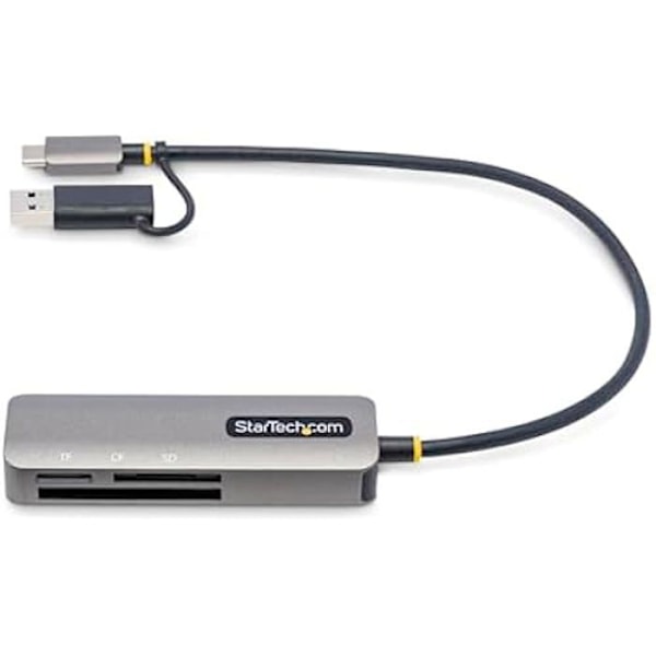 StarTech.com Multi-Media Minneskortläsare, SD/microSD/CompactFlash kortläsare, USB Portable Card Adapter