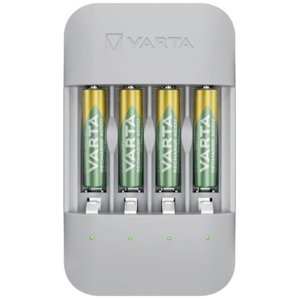 Varta Eco Charger Pro NiMH LR03 (AAA), LR6 (AA) rund batteriladdare