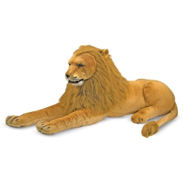 Stor plysch - Lejon - MELISSA &amp; DOUG - Vackert detaljerad och realistisk