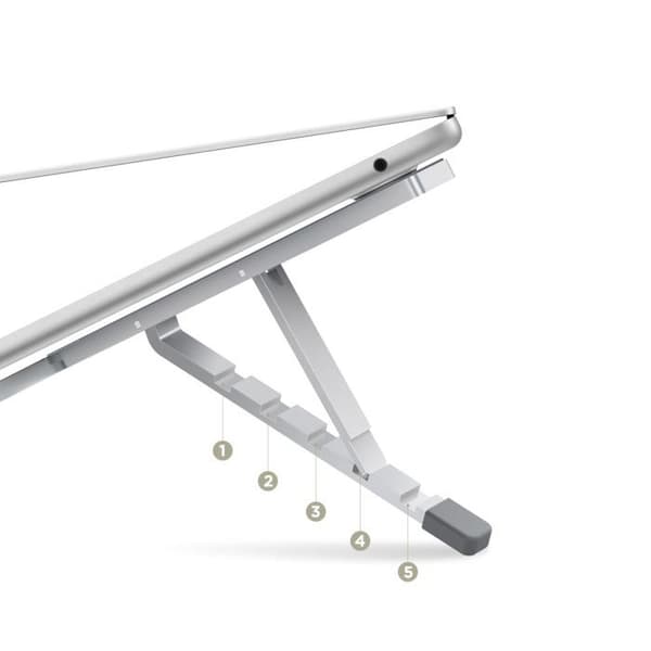Laptopstöd - Tech-Protect ULS300 - Justerbar - Universal - Vit Plast