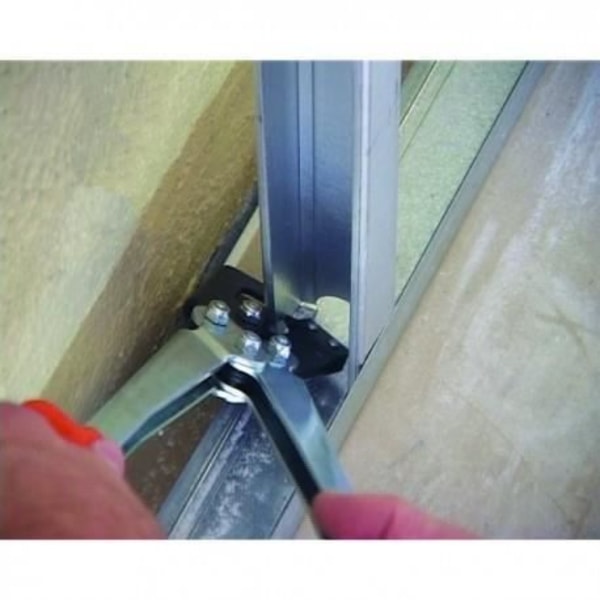 Krymptång för skenor och stolpar - EDMA - 2 RM PROFIL - Maximal kapacitet: 0,8 + 0,8 mm - Specialrenovering