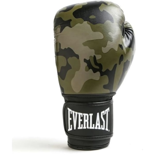 Boxningshandskar - Everlast - Spark - Grön camouflage - Syntetisk läder - Evercool-teknologi Kamouflage grön 14 OZ