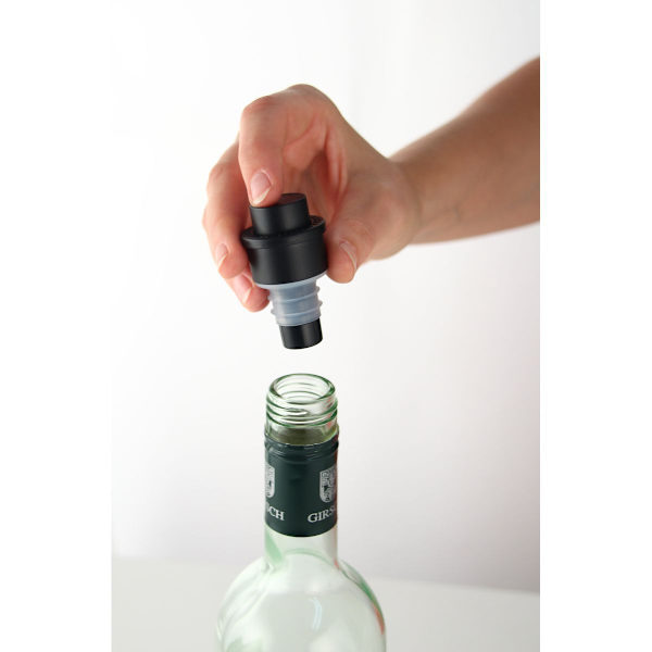 Flaskpropp med vakuumpump Fackelmann Bar Concept Svart