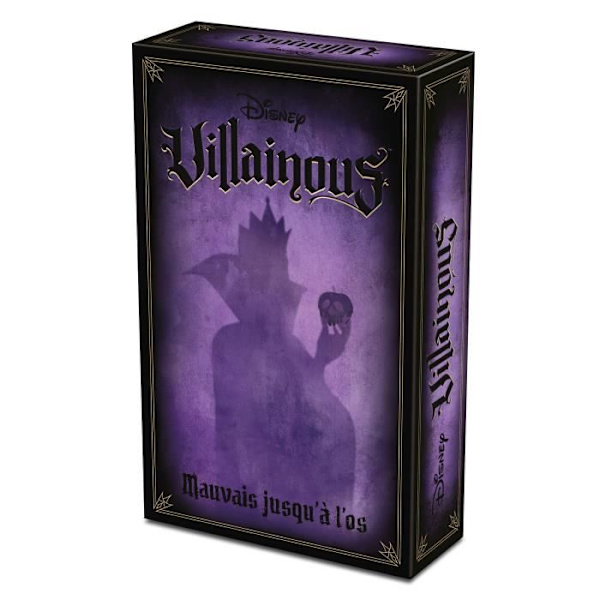 Disney Villainous Extension 1 - Bad to the Bone - 2 till 3 spelare - Fransk version - Spelbar med eller utan basspelet Grön