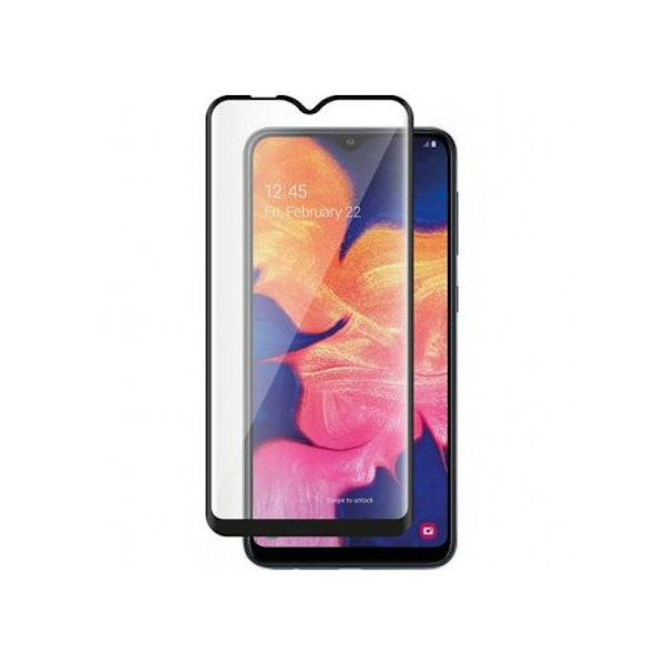 Skärmskydd - BIG BEN - Samsung Galaxy A10 A105 - Härdat glas 2.5D - Hårdhet 9H - Fingeravtrycksskydd Svart