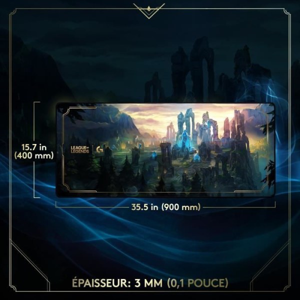 Logitech Gaming Mouse Pad - G840 XL - Official League of Legends Edition