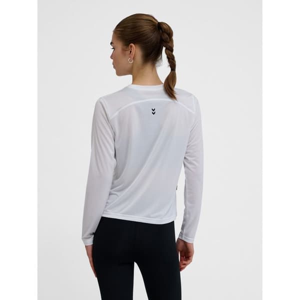 Långärmad tröja dam Hummel Pulse Vit XL