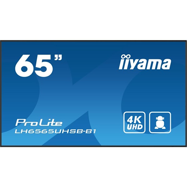 LCD LED-skärm - iiyama - ProLite LH6565UHSB-B1 - 65 tum - 4K UHD - Digital skyltning