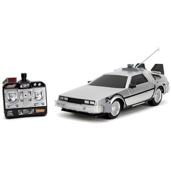 Jada - Tillbaka till framtiden - Radiostyrd Delorean Car - Turbofunktion - 1/16:e skala - Från 6 år - 253256004