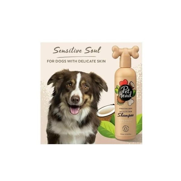 Schampo - PET HEAD - Sensitive Soul - 300 ml - Känslig hud - Kokosnöt