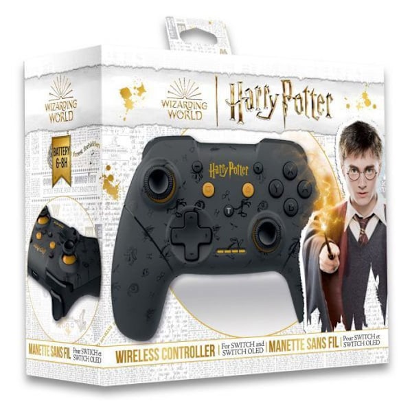Trådlös handkontroll- Harry Potter- Svart-Tillbehör-SWITCH Svart