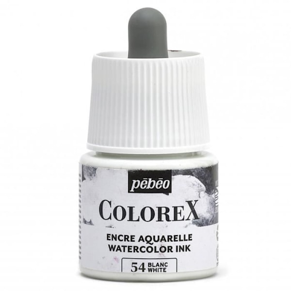 Akvarellfärg - PEBEO - Colorex - 45 ml - Vit Färg - Blandat Vit