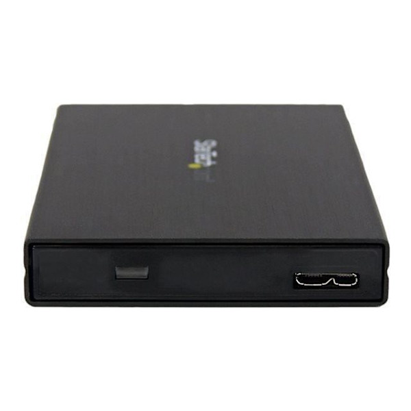 StarTech.com USB 3.0 Extern 2,5" SATA III hårddiskhölje med UASP-fäste - 2,5" HDD/SSD - Aluminium (S2510BMU33) Svart