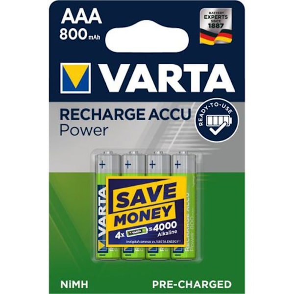 Ni-MH-batterier 4x1,2 V - VARTA - 56703101404