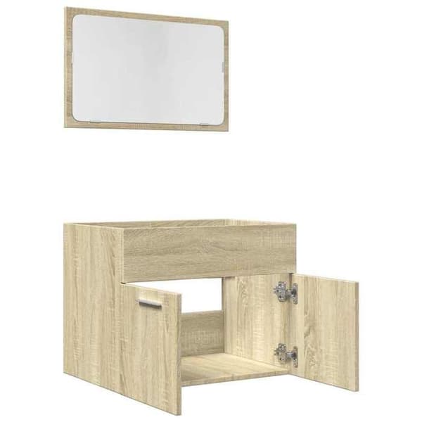 vidaXL Badmöbelset 2 delar ek sonoma 856372