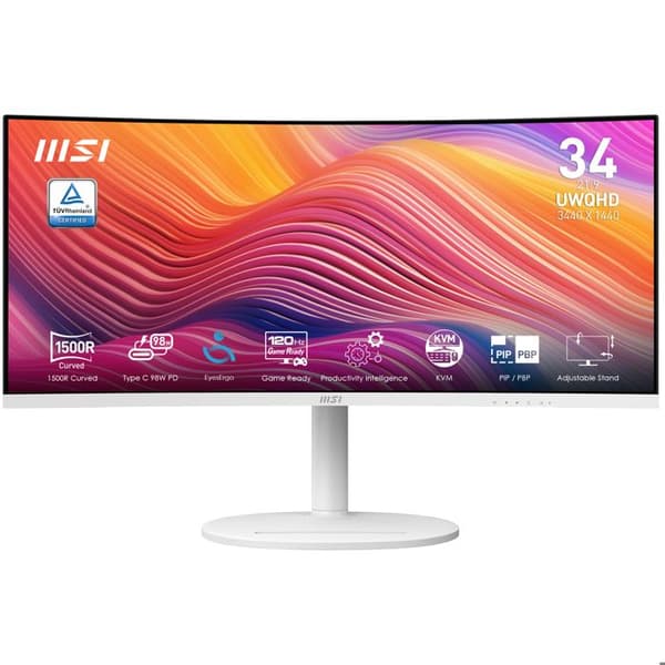 LED-skärm - MSI - 34' - Färg Grå - Hög Prestanda - Avancerad Teknik
