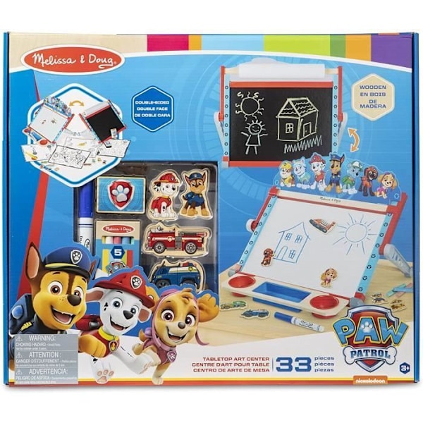 Paw Patrol bordsskiva - MELISSA & DOUG - Kompakt - Barn - Blandat - Blå