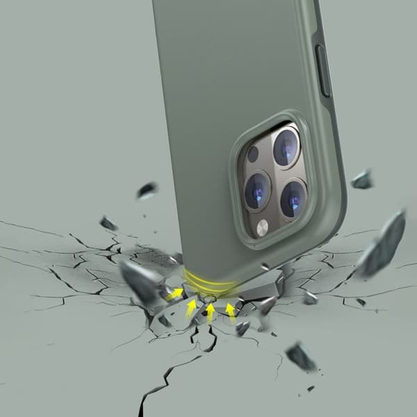Grön stöttålig skal MFM för iPhone 13 Pro Max