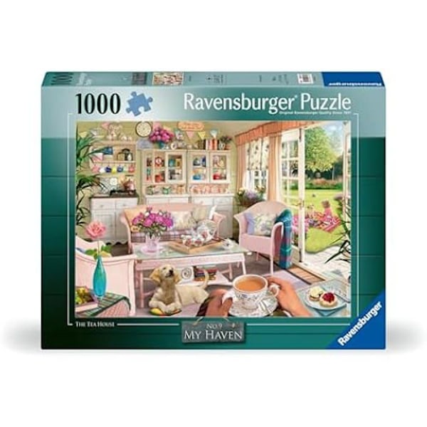 Pussel 2D - RAVENSBURGER - Soligt eftermiddag - 1000 bitar - Flerfärgad - Temat Målningar Flerfärgad