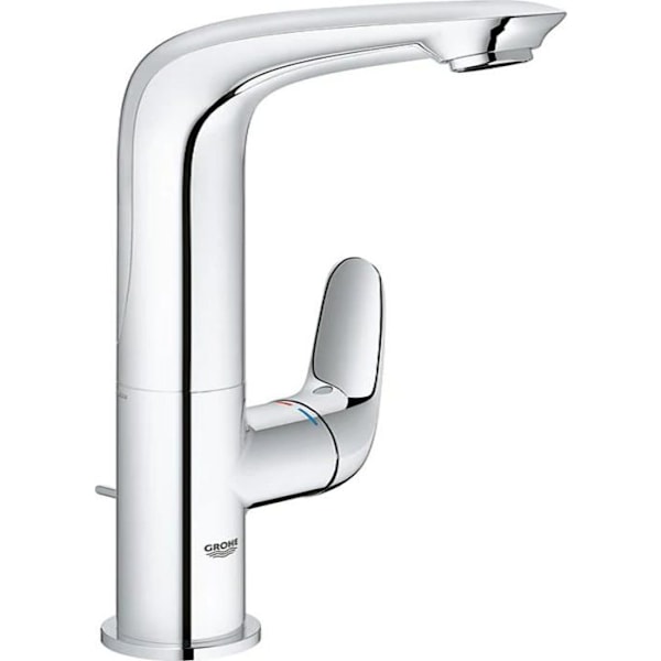 Blandare med en spak - Grohe - Eurostyle - Förkromad - 28 mm - EcoJoy - Storlek L Krom