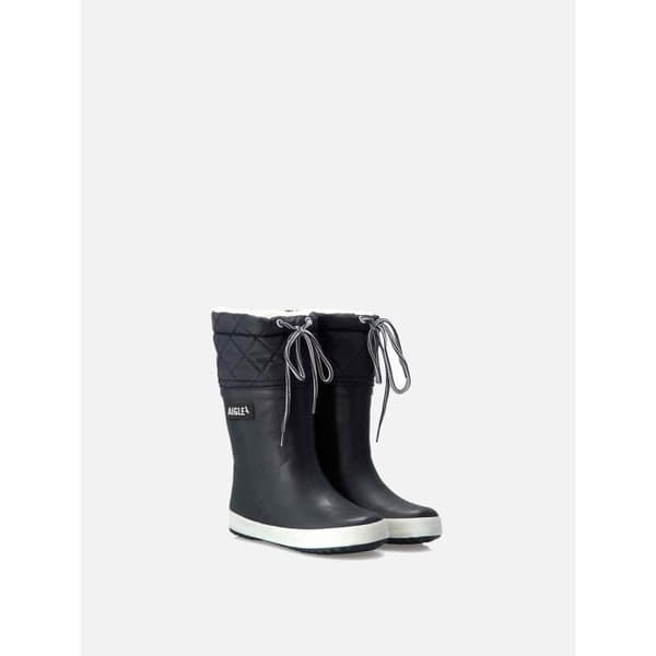Aigle Giboulee barnstövlar Marinblå/vit 32