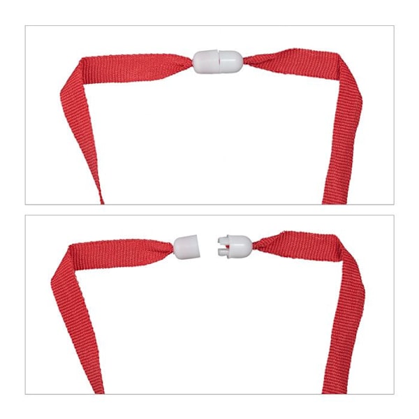 Guldmedaljer - Relaxdays - Sats om 12 - 5 cm Ø - Blå-vit-röd band - Guldplast gyllene, röda
