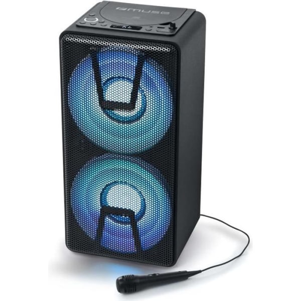 MUSE M-1820 DJ Bluetooth Party Box-högtalare - 150W - CD-spelare - CD, CD-R / RW, MP3-kompatibel