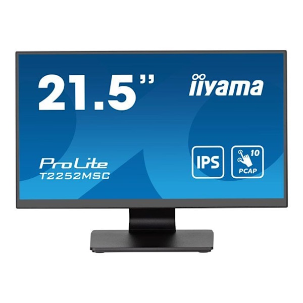 LCD-monitor - IIYAMA - ProLite T2252MSC-B2AG - 22 tum - Pekskärm - 1920 x 1080