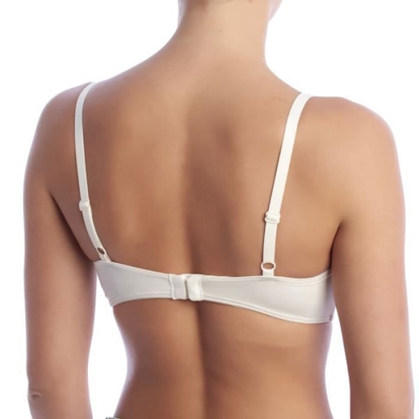 Memory foam-bh - Wow Embrace - 10198128 - Utan byglar - Djup urringning - Meshdetaljer Grädde 95C