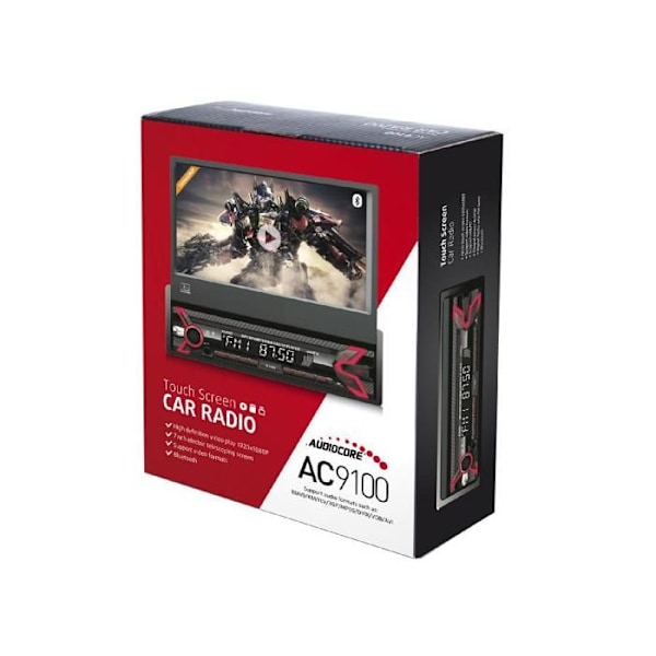 Multimedia bilradio - Ej specificerad - 7" LCD - Bluetooth handsfree - Dubbel-DIN - 1080P