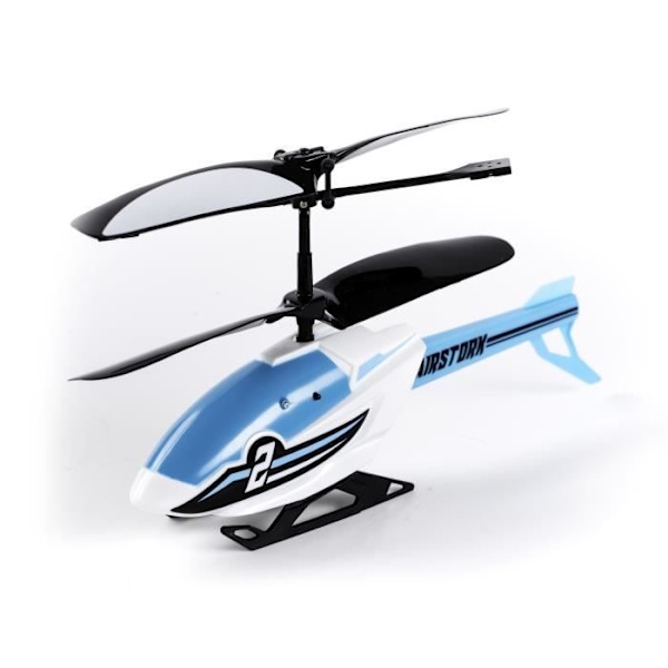 FLYBOTIC - Air Stork - 18 cm fjärrkontrollhelikopter - 2-kanals infraröd teknik inomhusflyg - åldrar 10+ -