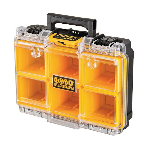 Organisatör DEWALT TOUGHSYSTEM 2.0 halvbredd - Gul Gul