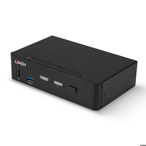 Switch KVM - Odefinierad - 2 portar - DisplayPort 1.4 - USB 3.0 - Stereo ljud