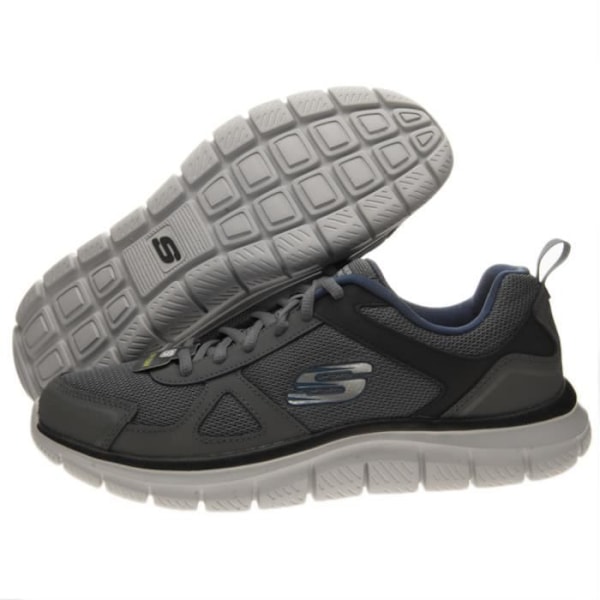 Skechers Track Scloric 52631-GYNV Sneakers - SKECHERS - Herr - Grå - Textil - Platta - Spetsar Grå 46