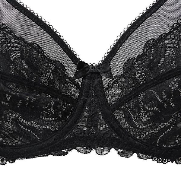 DIM Generous Essentiel Bra Black Women Svart 100D