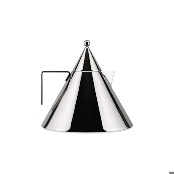 Vattenkokare - Alessi - Il Conico 90017 - Blankpolerat stål - 2,4 liter - Unik design Blankpolerat stål