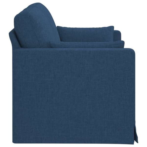 Blå Soffa 138 x 78 x 80 cm Metall
