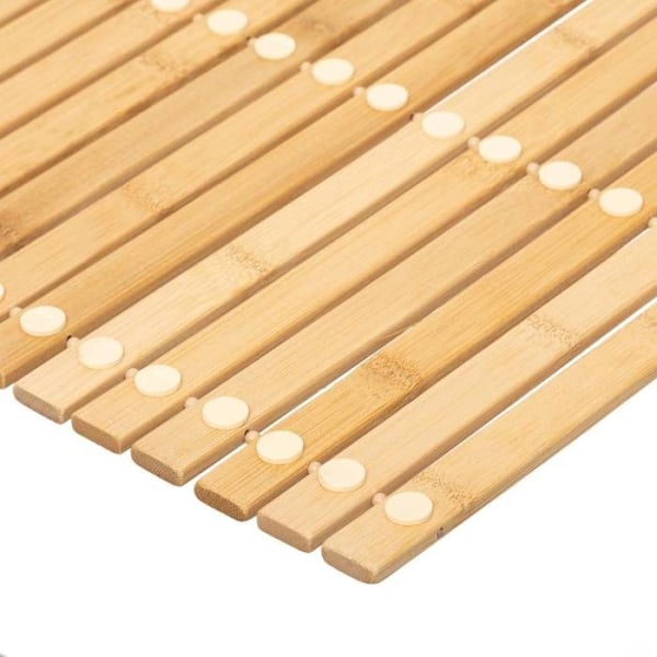 Rullande gallerdurk - Bambus - 40 x 60 cm - Beige - Rektangulär - Utomhus Beige