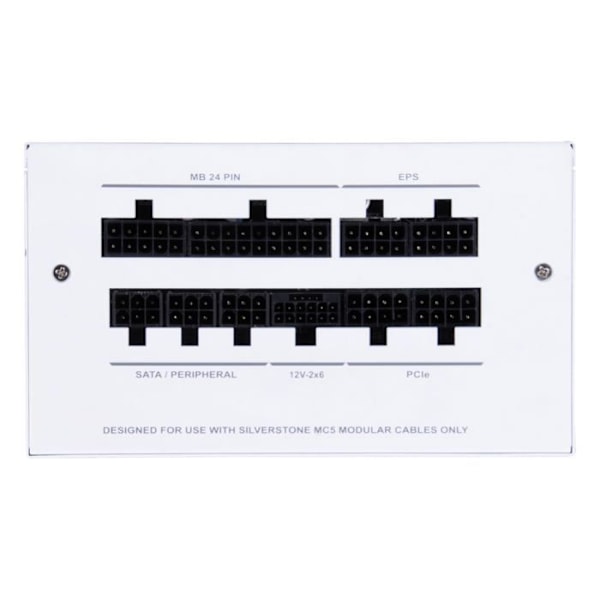 SilverStone Technology DA750R Gold, Helblocket ATX helt modulärt ATX 3,0 och PCIe 5,0 750W 80 Plus Gold, SST-DA750R-