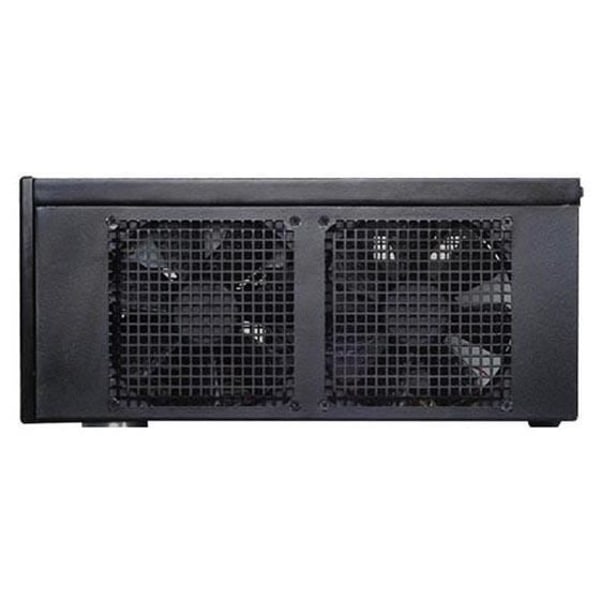 SilverStone SST-GD04B USB 3.0 - Grandia HTPC Micro ATX datorfodral, högpresterande tyst luftflöde, svart