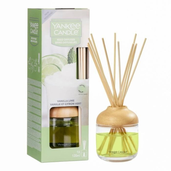 Reed Diffuser pałeczki zapachowe z dyfuzorem Vanilj Lime 120ml