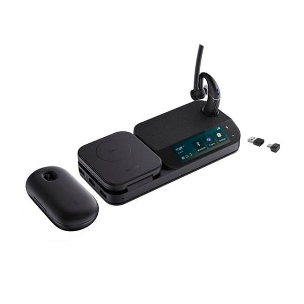 Bluetooth-hörlurar - Yealink - BH71 Workstation Pro - USB-C/A - Bullerdämpning - 40m räckvidd