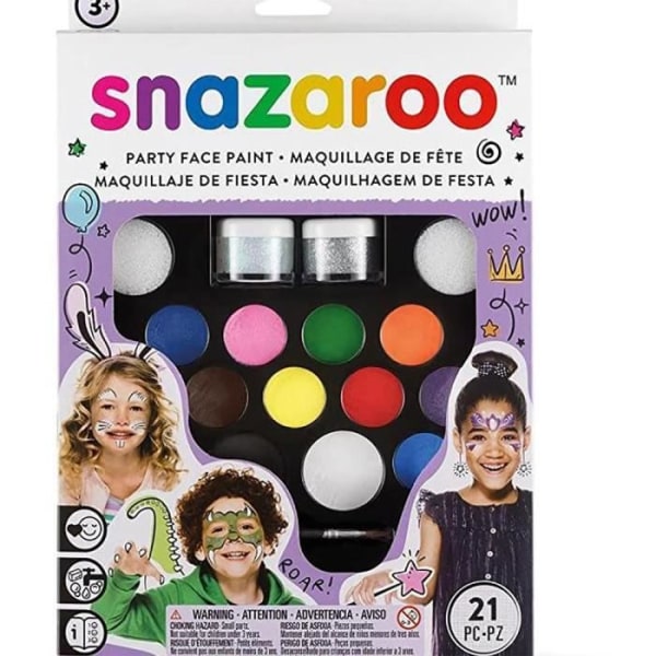 Snazaroo Tavolozza Speciale Festa Costume Makeup - Svart - Barn - Inomhus