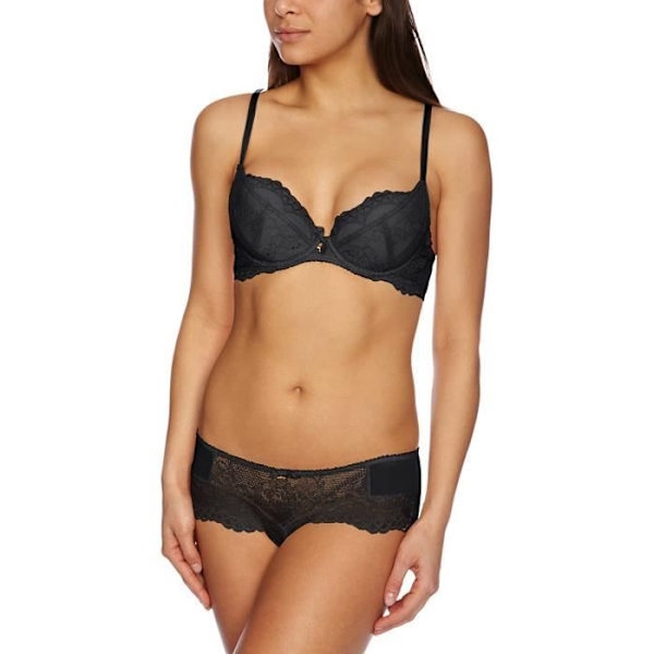 Push-up-BH - Gossard - 7711 - Svart - Spets - 38DD Svart 40E