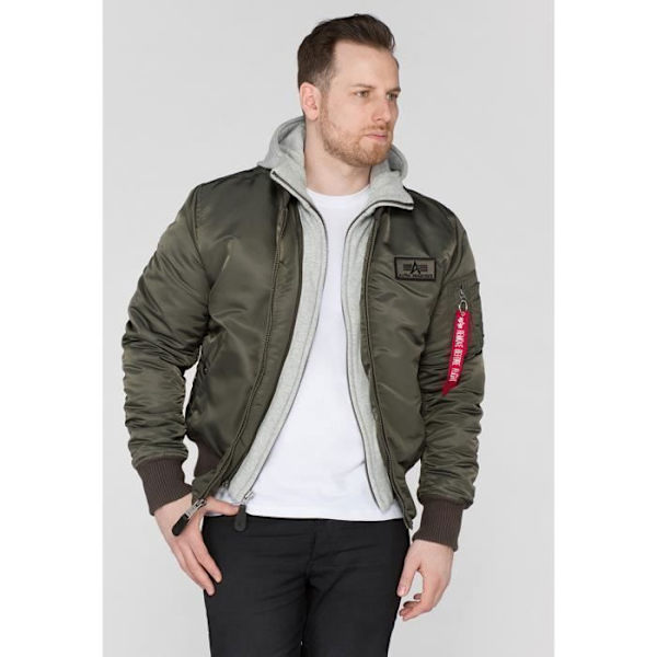 Alpha Industries MA-1 D-Tec jacka Mörkgrå jag