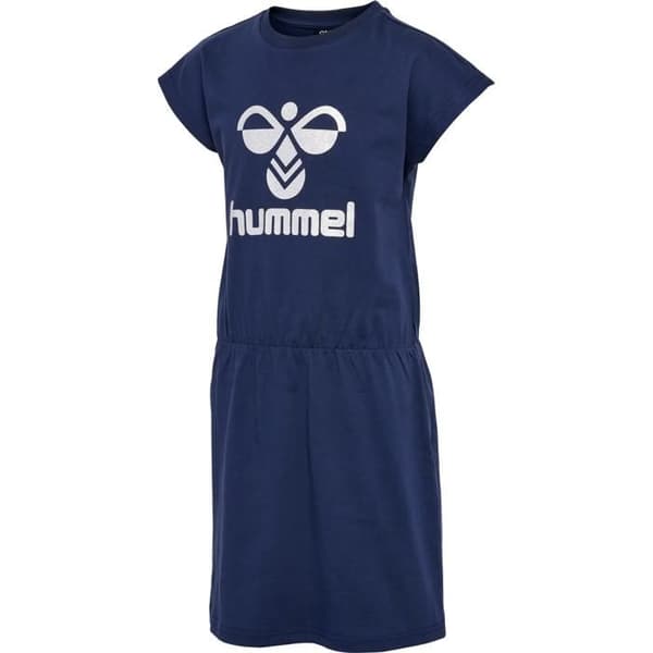 Hummel Flowy Klänning Flicka - blå blå 8 år