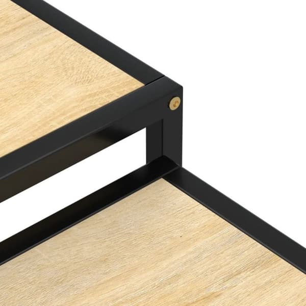Tebord 2 st MDF Sonoma ek