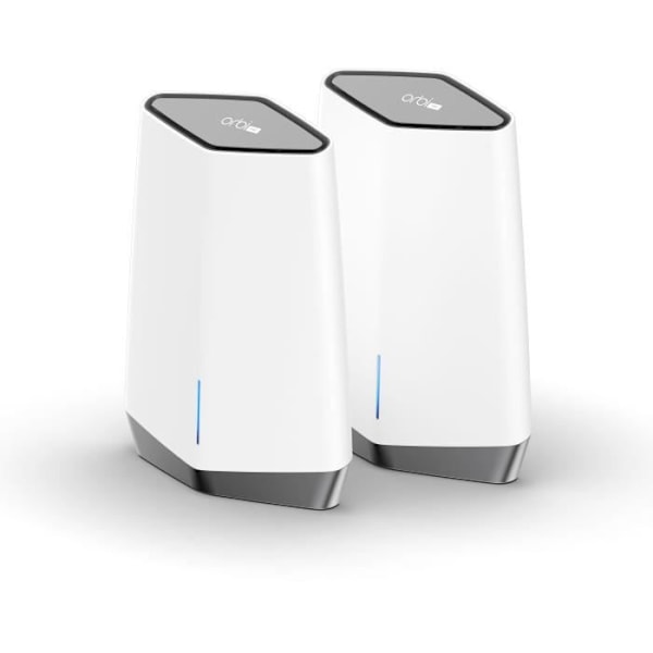 NETGEAR AX6000 Tri-Band WiFi 6 Mesh System - 2-pack Grå, Vit